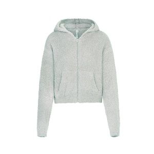 COZY KNIT ZIP UP HOODIE